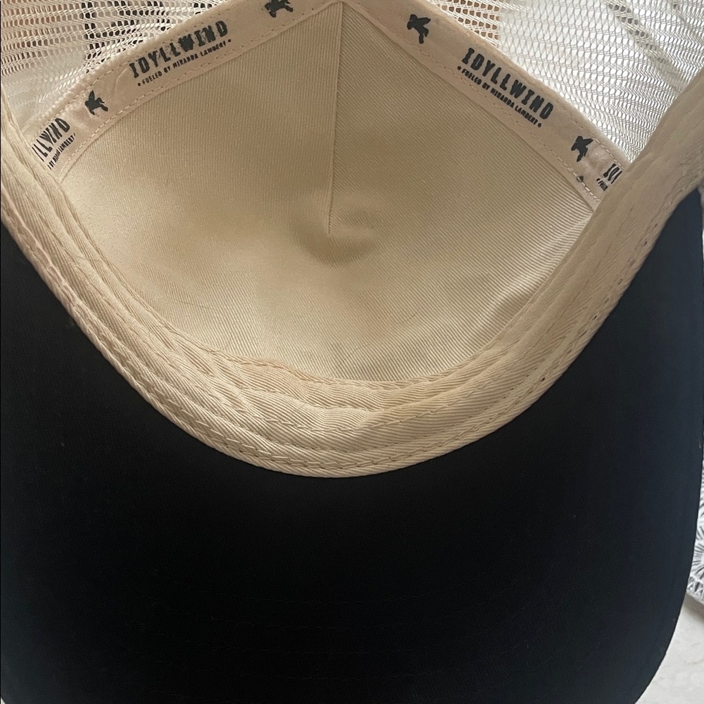 Idyllwind Cream and Black Trucker Hat - Picture 2 of 7